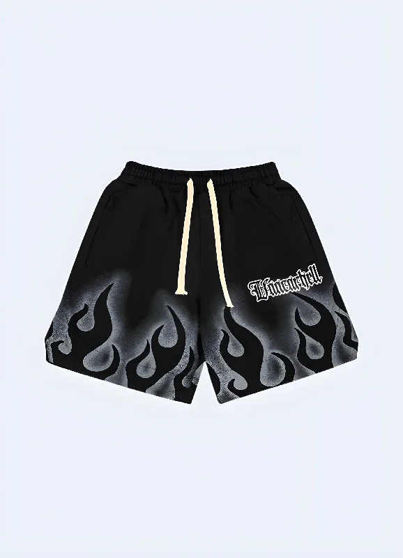 Comfy Chic Wear Men's Flame Shorts