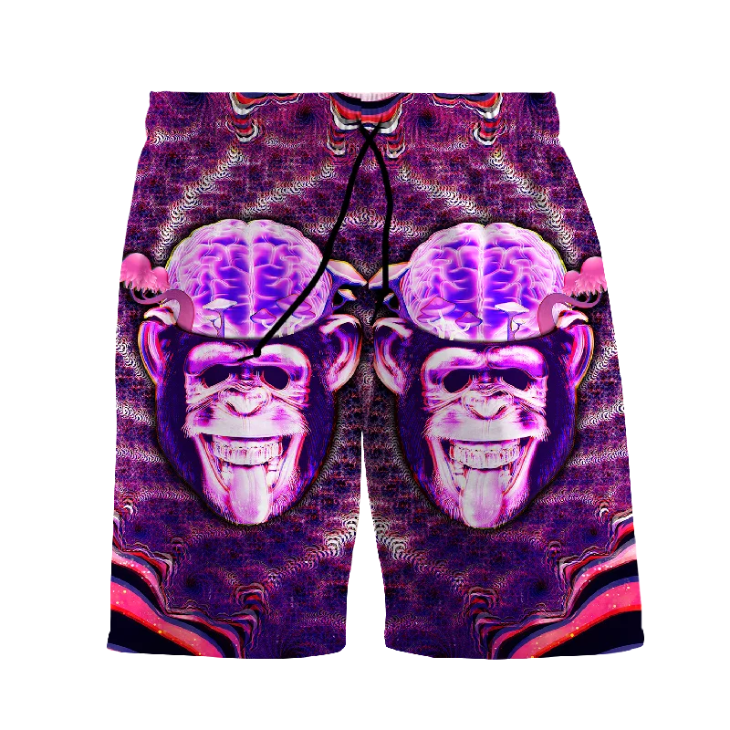 Personalized Outfit Ston~ Ape Brain All Over Print Men's Shorts