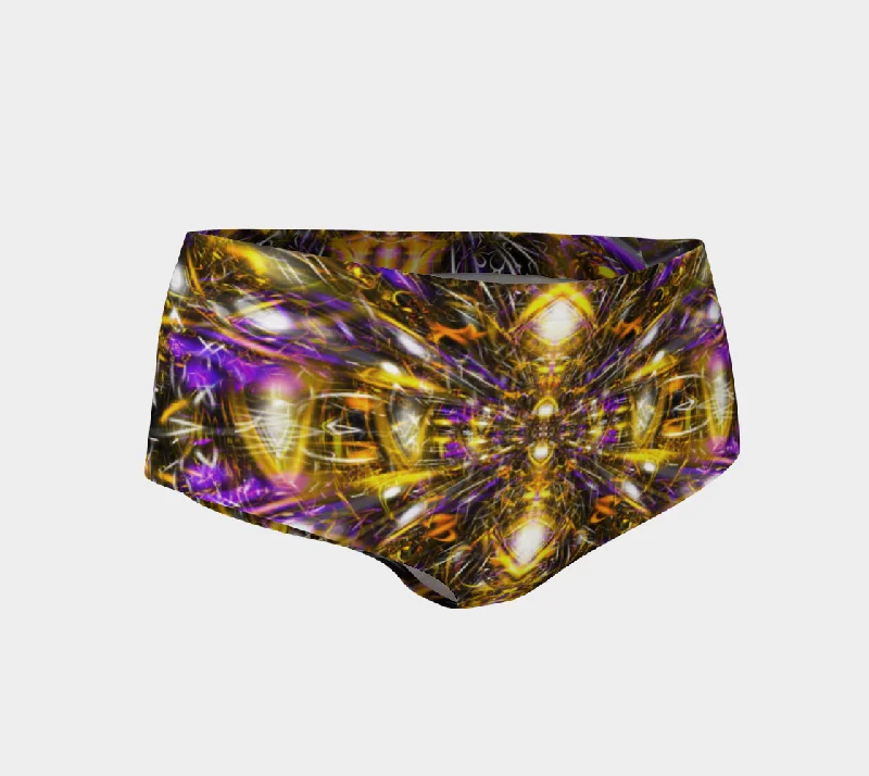 High-end Wear DIAMONDS AND THUNDERBOLTS BOOTY SHORTS