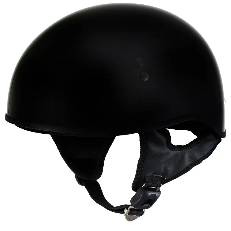 Timeless Comfort Outlaw T68 'The O.G.' Gloss Black Advanced DOT Skull Cap Motorcycle Helmet Timeless Comfort Outlaw T68 'The O.G.' Gloss Black Advanced DOT Skull Cap Motorcycle Helmet