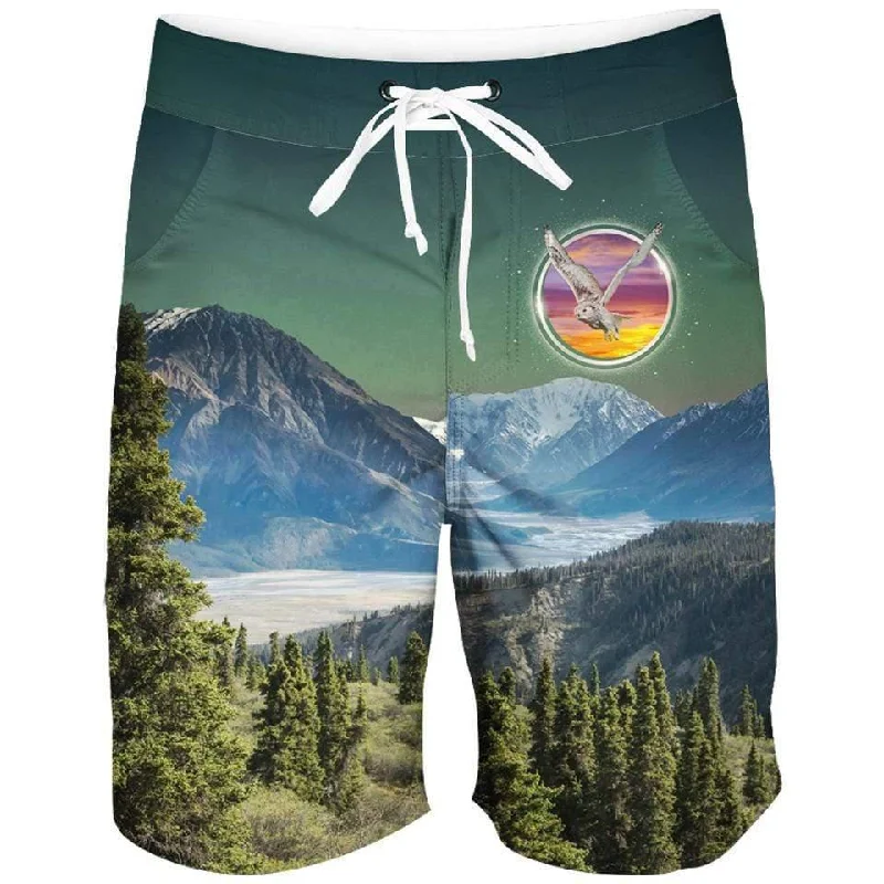 High-quality Fabrics Night Flyer Boardshorts