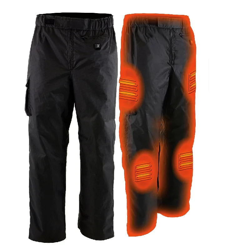 Trendy Comfort NexGen Heat MPM5720DUAL Men Black Winter Thermal Heated Pants for Ski and Riding w/Harness Wire and Battery Pack Trendy Comfort NexGen Heat MPM5720DUAL Men Black Winter Thermal Heated Pants for Ski and Riding w/Harness Wire and Battery Pack