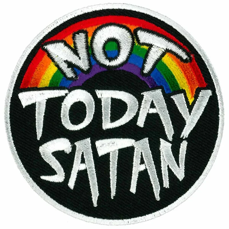 Cozy Fashion Trends Hot Leathers PPW1020 3 Inch Not Today Satan Patch