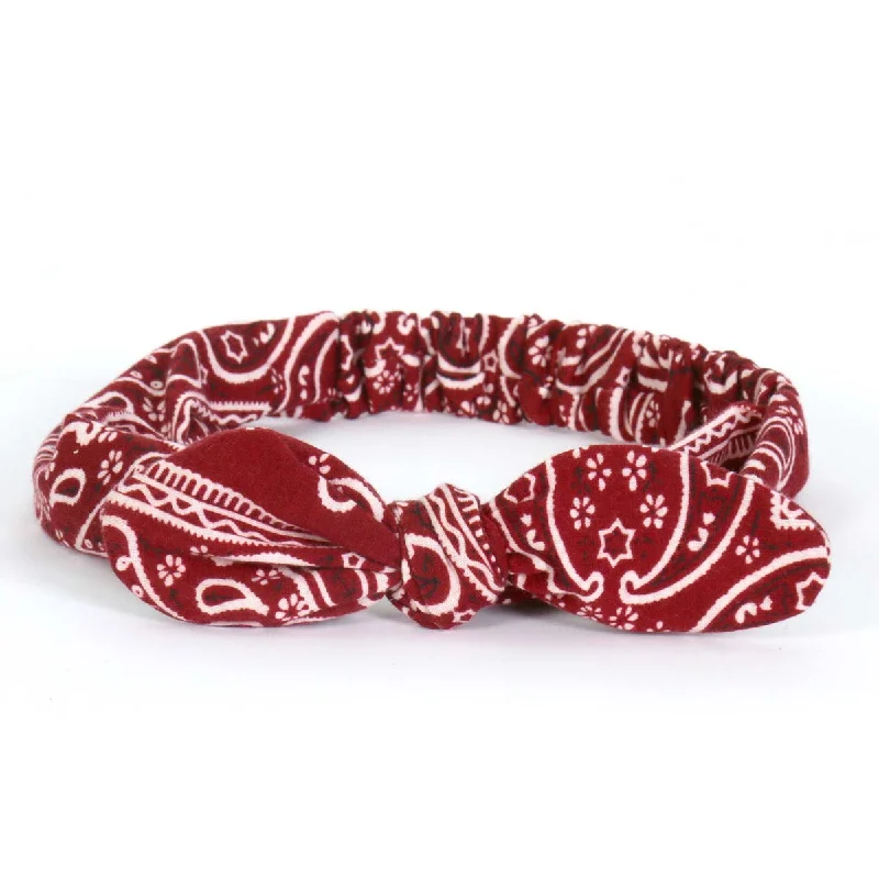 Nightclub Style Hot Leathers HRJ1002 Paisley Burgundy Headband