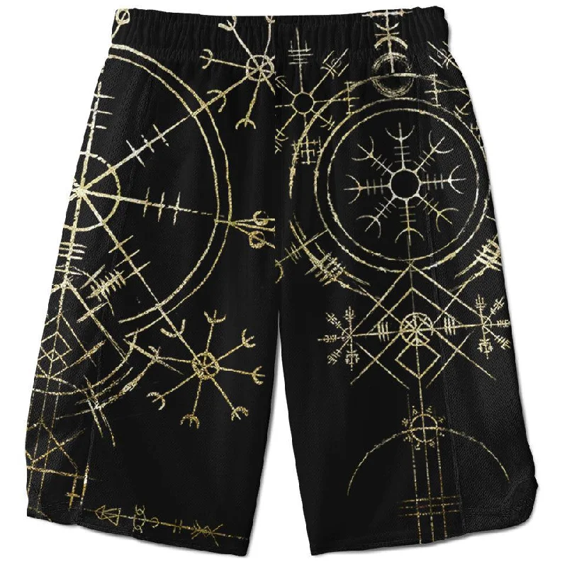 Chic Relaxation The Stave Shorts - Gold