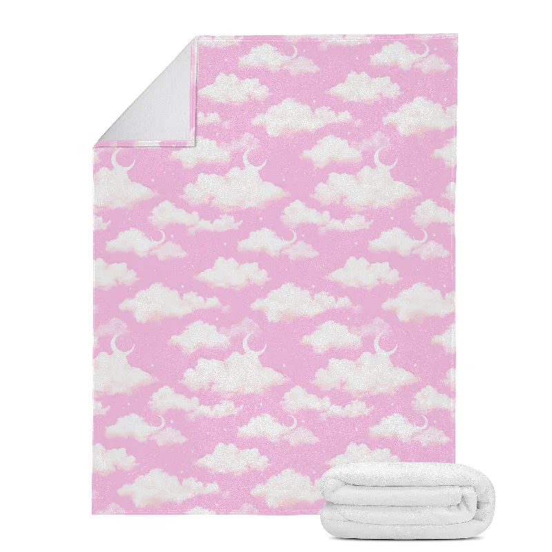 Fashion Must-have Cloudy Sky Blanket (Pink)