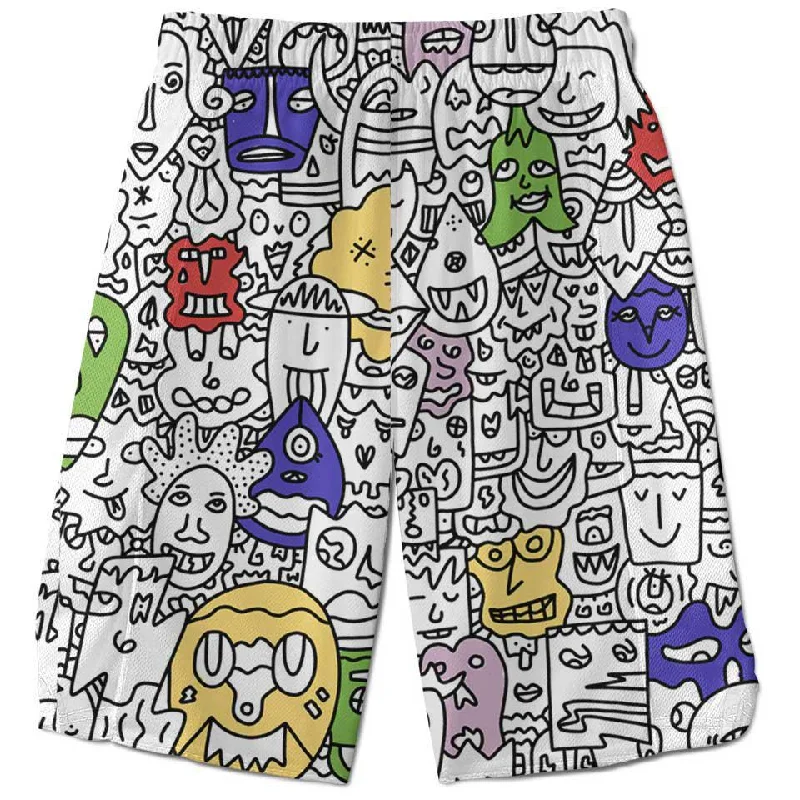 Relaxed Dresses Pretty Done's Doodle Shorts