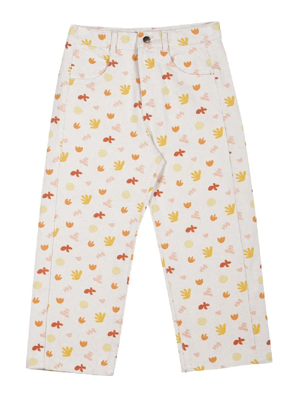 Soft Fabrics Alex Printed Denim Pants