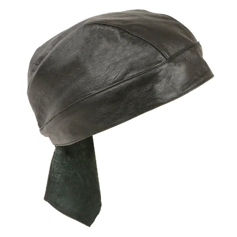 Weekend Style Milwaukee Leather SH315 Black Motorcycle Leather Cap