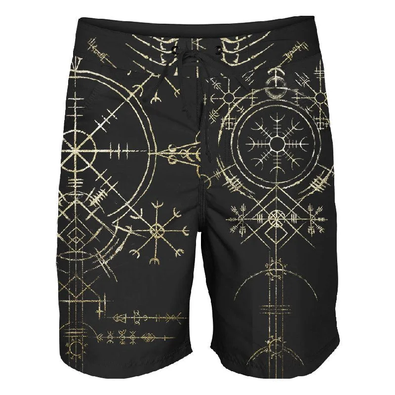 Lace Design The Stave Boardshorts - Gold