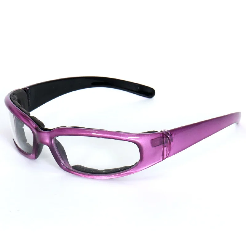 Relaxed Looks Hot Leathers SGL2050 Ladies Foam Padded Clear Sunglasses