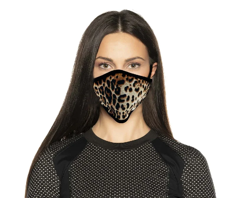Breathable Design Xelement XS8005 'Leopard Print' USA Made 100 % Cotton Protective Face Mask Breathable Design Xelement XS8005 'Leopard Print' USA Made 100 % Cotton Protective Face Mask