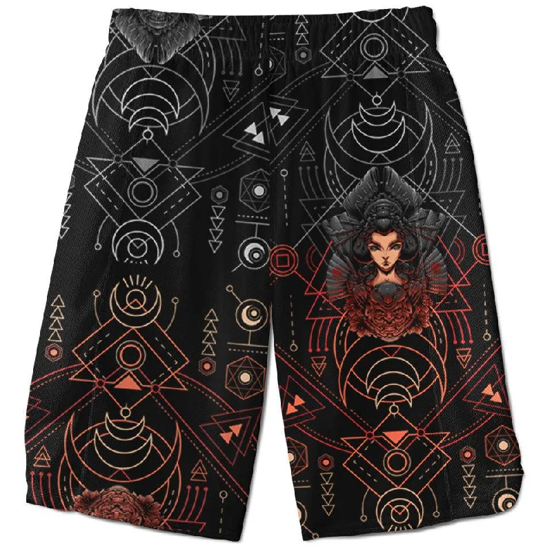 Noble And Elegant Neo Geisha Shorts