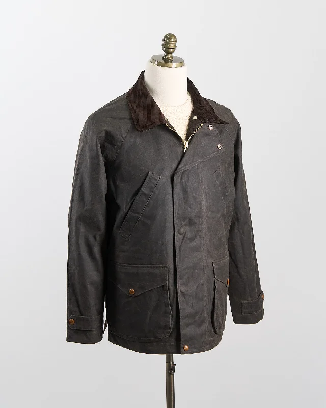 Single-shoulder Neck Design 7071-Wx Rain Caban Classic Wax Jacket