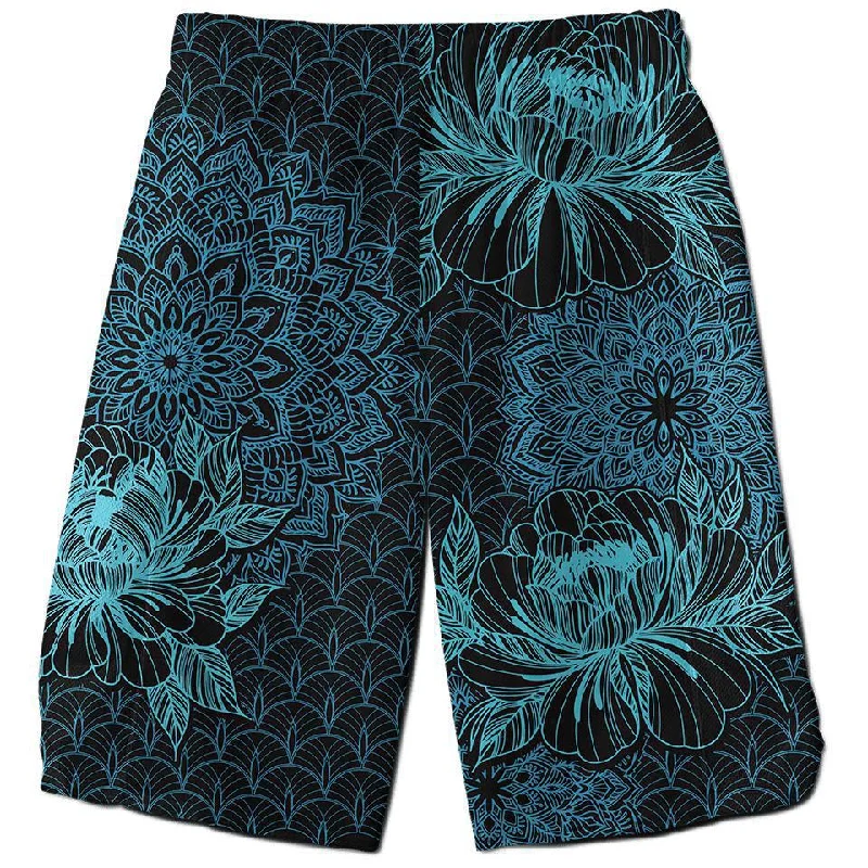 Cozy Vibes Mandala Shorts