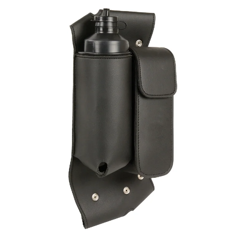 Comfortable Outfits Milwaukee Leather SH591RT Black Left or Right Side Crash Bar Bag with Water Bottle Holder Comfortable Outfits Milwaukee Leather SH591RT Black Left or Right Side Crash Bar Bag with Water Bottle Holder