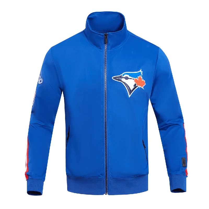High-end Wear MLB TORONTO BLUE JAYS CLASSIC MEN'S TRACK JACKET (ROYAL BLUE)
