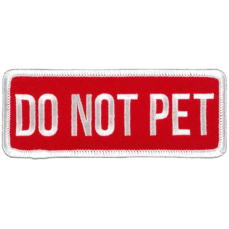 Timeless Outfits Hot Leathers PPW1012 4 Inch Do Not Pet Patch