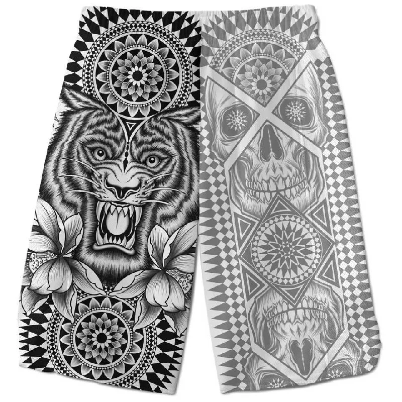 Fresh And Fashionable Tribal Tiger Shorts