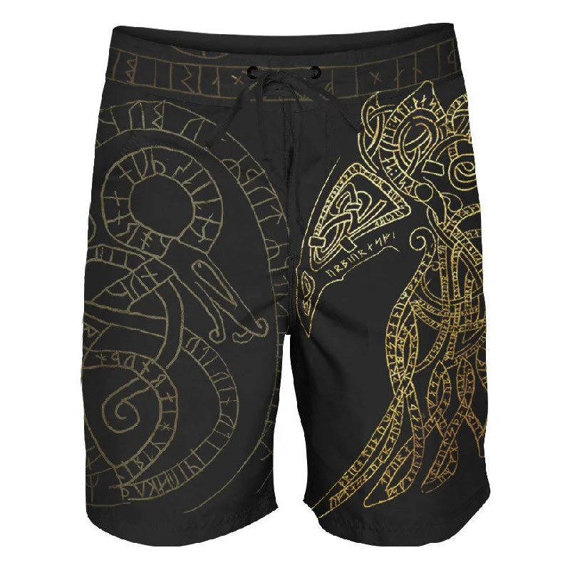 Free Design Raven God Boardshorts