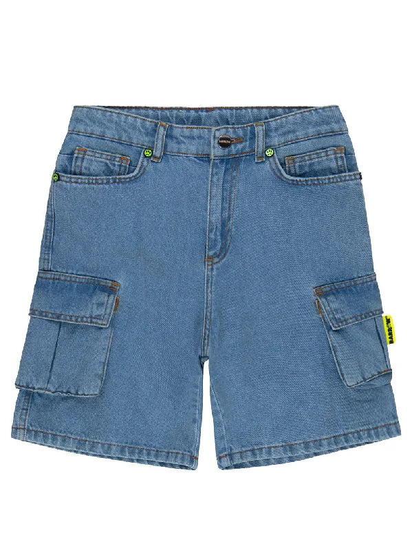 Easy Comfort Style Blue Denim Shorts