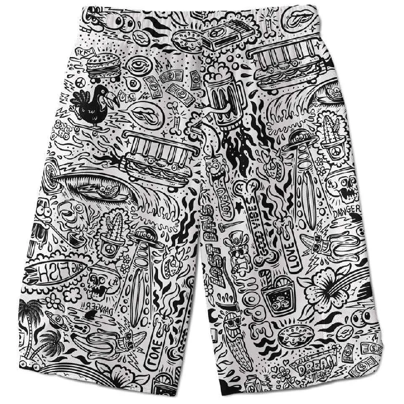 Fashion Concept Joe Doodle Shorts