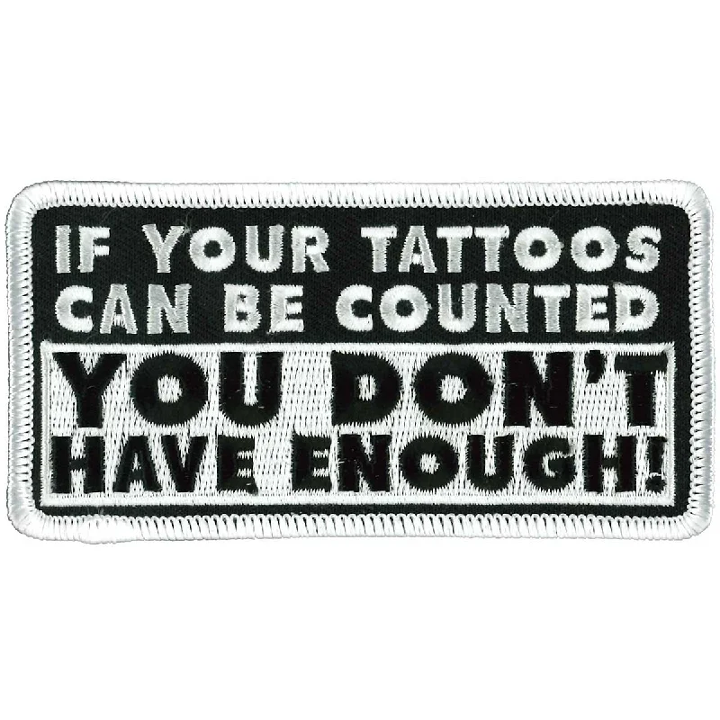 Single-shoulder Neck Design Hot Leathers PPW1025 4 Inch Tattoos Counted Patch