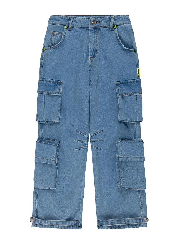 Soft Feel Denim Pants