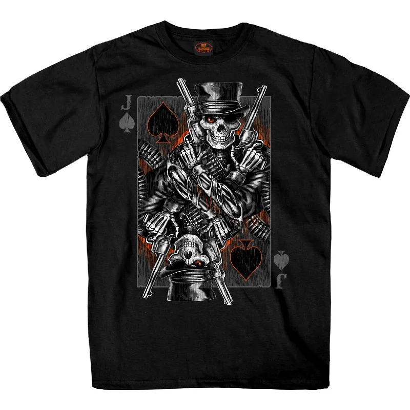 Youthful Vitality Hot Leathers GMS1534 Men’s Black Gambler Short Sleeve T-Shirt