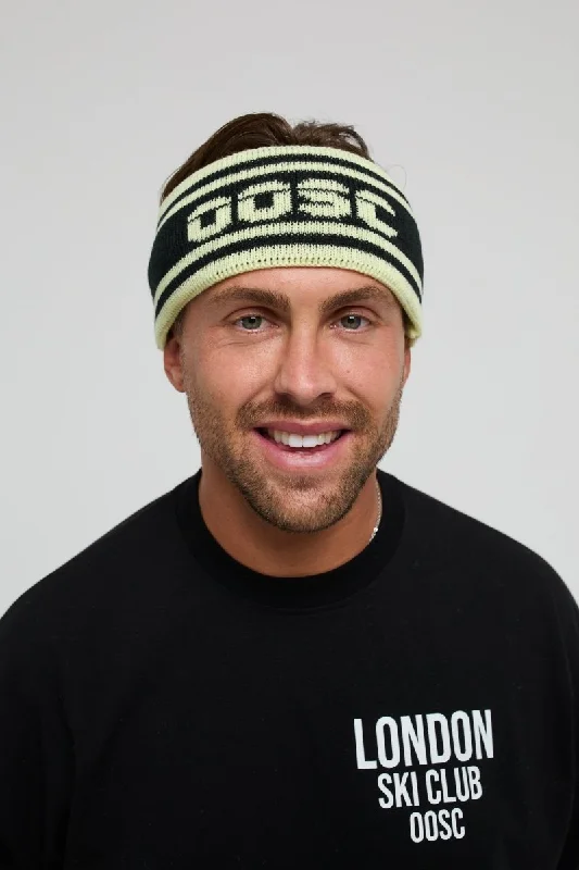 High-end Customization OOSC Après Headband - Yellow and Black