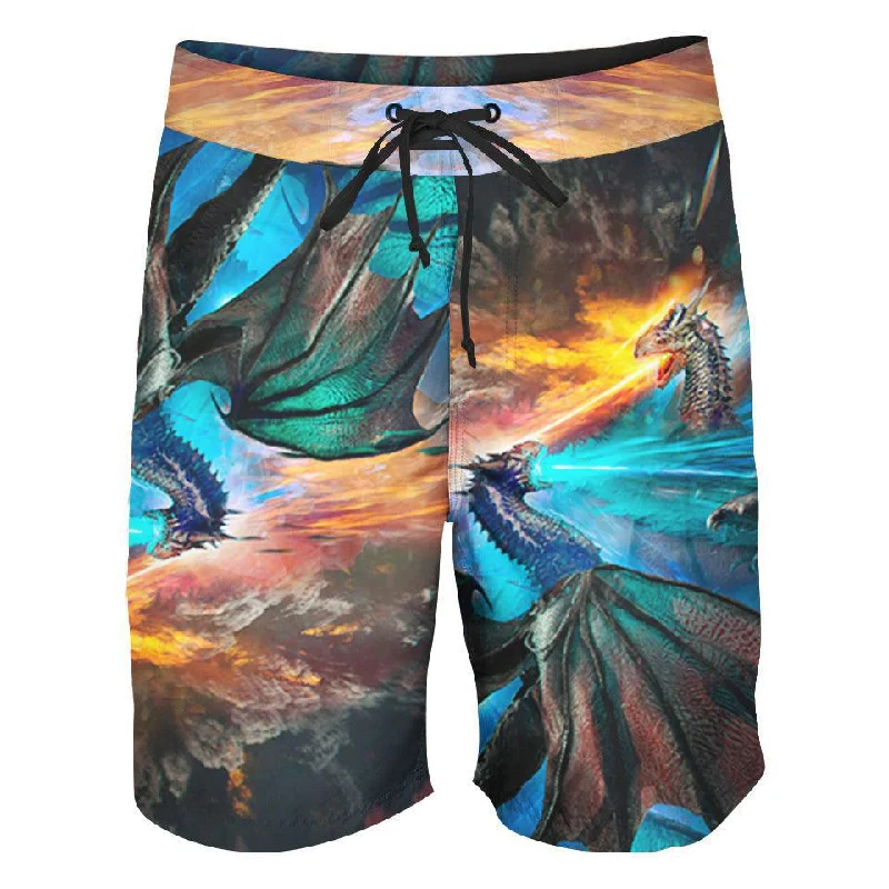 Weekend Wear Fire and Ice Dragons Boardshorts