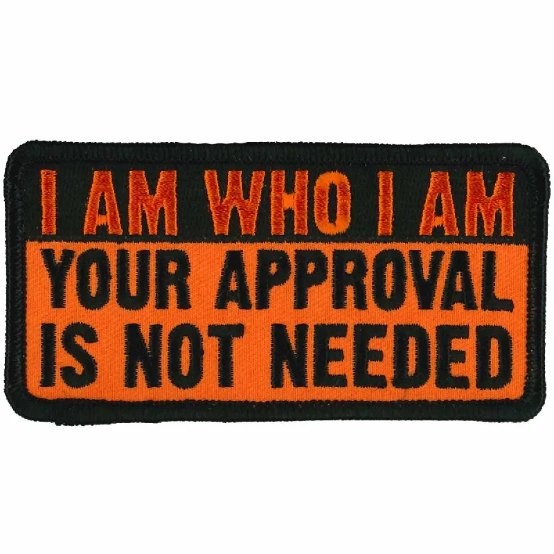 Comfortable And Simple Hot Leathers PPW1027 4 Inch Who I Am Patch