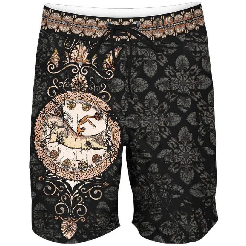 Single-shoulder Neck Design Ophiotaurus Boardshorts