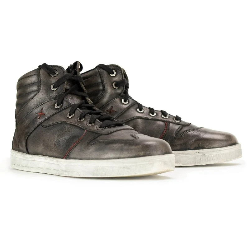Everyday Style Milwaukee Leather MBM9152 Men's Black Leather High-Top Biker Riding Waterproof Shoes Reinforced w/ Ankle Support Everyday Style Milwaukee Leather MBM9152 Men's Black Leather High-Top Biker Riding Waterproof Shoes Reinforced w/ Ankle Support