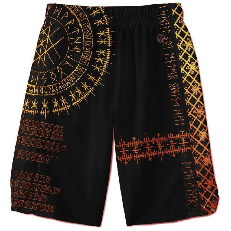 Exquisite Tailoring Viking Runes Shorts
