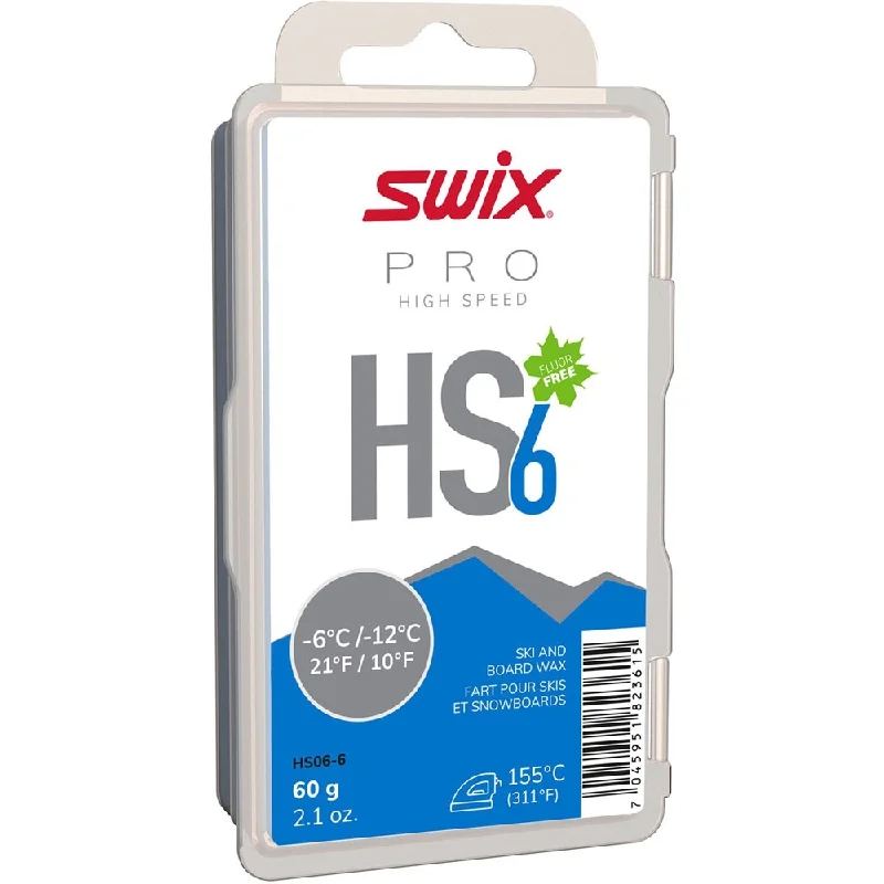 Sports Cool Swix Pro High Speed Wax Fluoro Free HS6