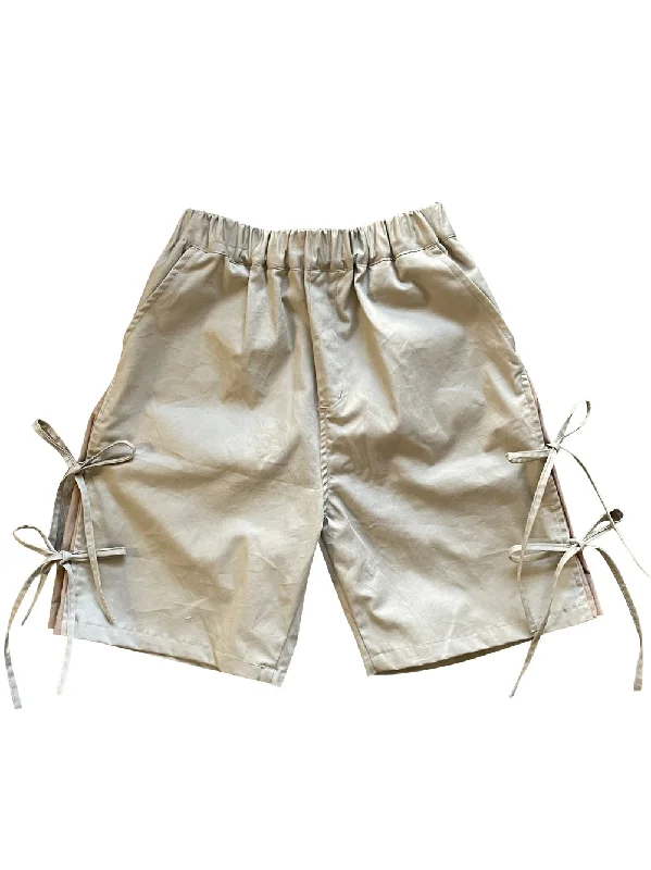 Cozy Sweaters Wide Tied Shorts