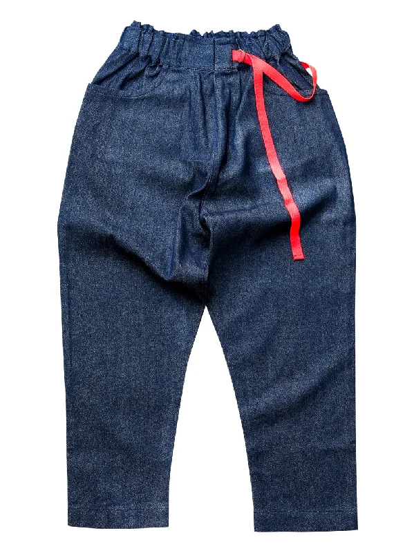 Classic Style Denim One Wash Pants