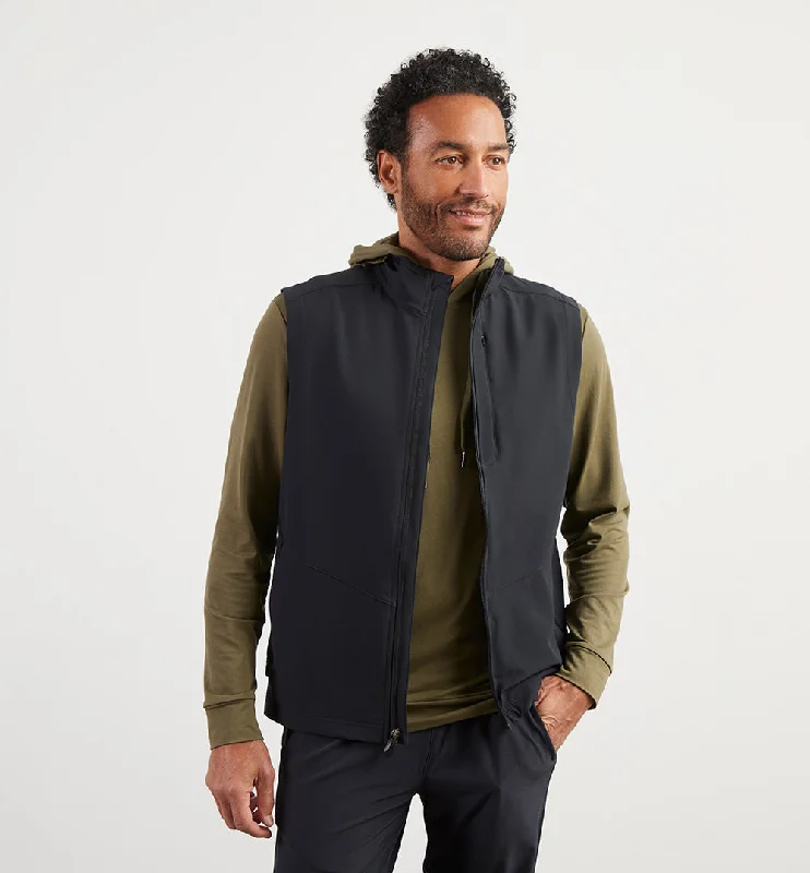 Knowledge And Elegance Oslo Travel Vest Standard Fit - Tarmac Black