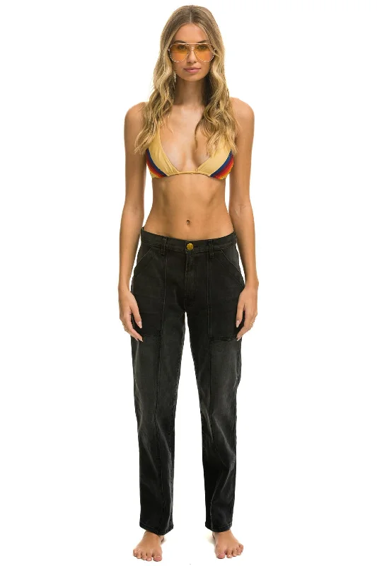 Comfy Pants HI RISE JESSICA JEAN - VINTAGE BLACK