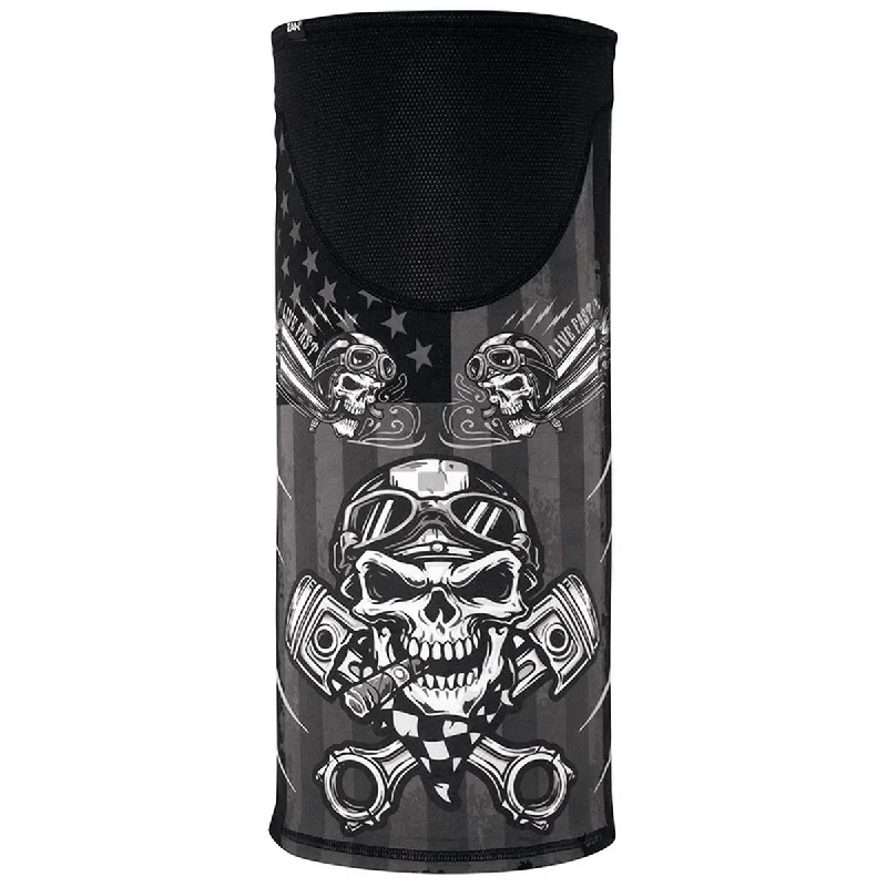 Easy Chic Wear ZanHeadgear TW712 Motley Tube Wind Proof SportFlex Series Biker Skull Easy Chic Wear ZanHeadgear TW712 Motley Tube Wind Proof SportFlex Series Biker Skull