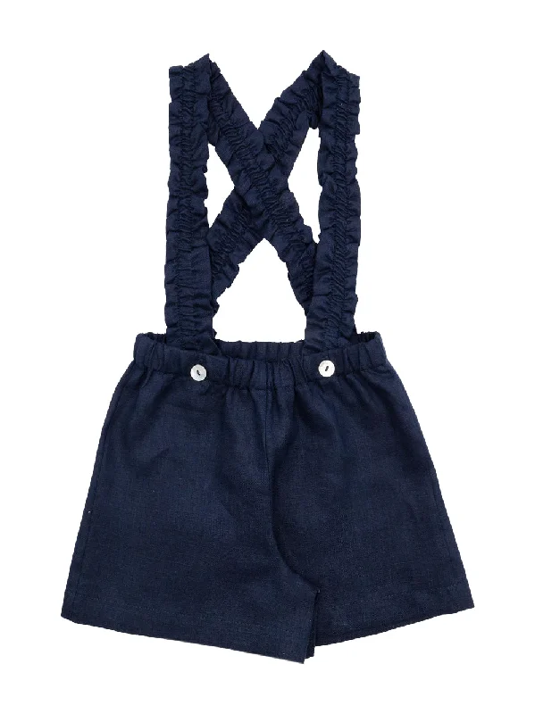 Soft Fashion Ruched strapped Shorts
