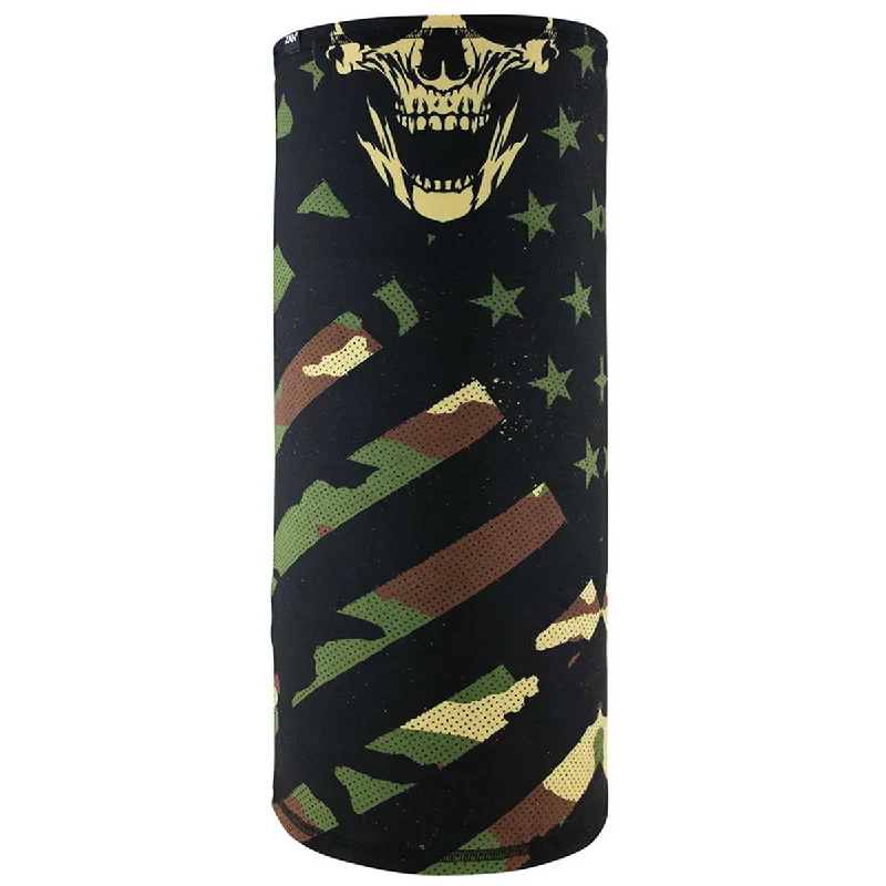 Cozy Fitting ZanHeadgear TL456 Motley Tube SportFlex Series Woodland Camo