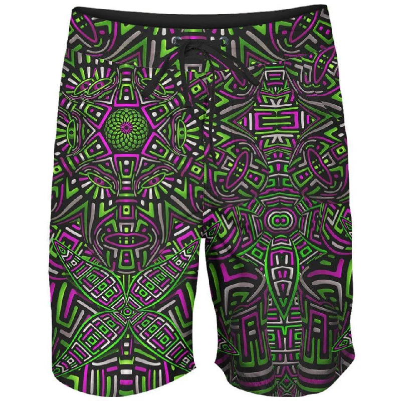Knitted Design Kaleidoscope Boardshorts
