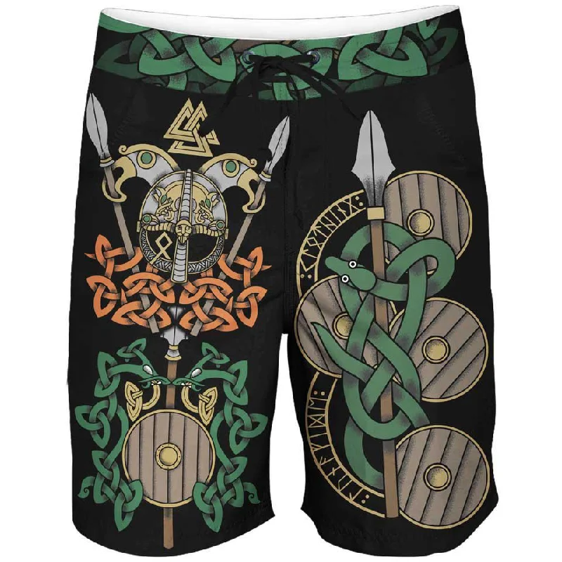 Trendy Comfort Wear All Father's Beard Boardshorts