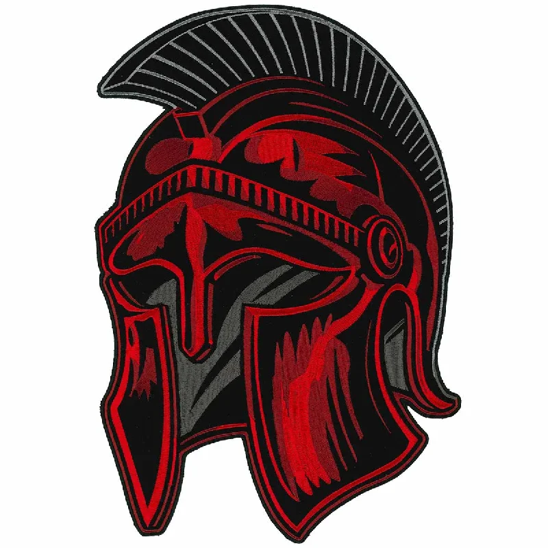 Hooded design Hot Leathers PPQ2129 12 Inch Roman Soldier Helmet Patch