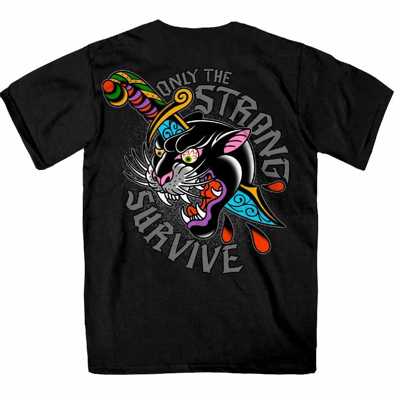 Modern Tailoring Hot Leathers GMD1516 Men's Black Panther Tattoo Short Sleeve T-Shirt Modern Tailoring Hot Leathers GMD1516 Men's Black Panther Tattoo Short Sleeve T-Shirt
