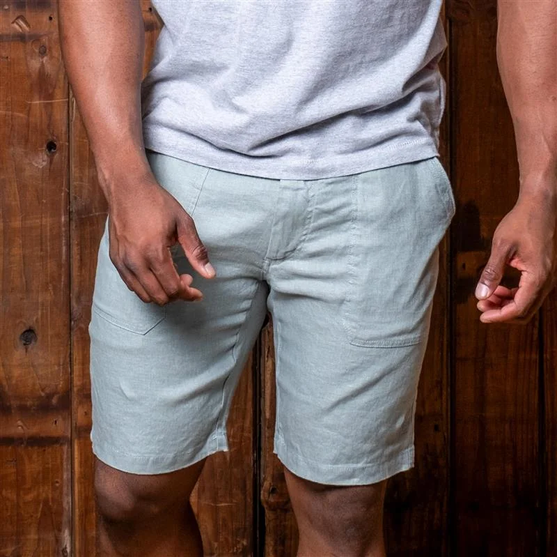 Simple Solid Color Selati Linen Short 24-25 Ilala