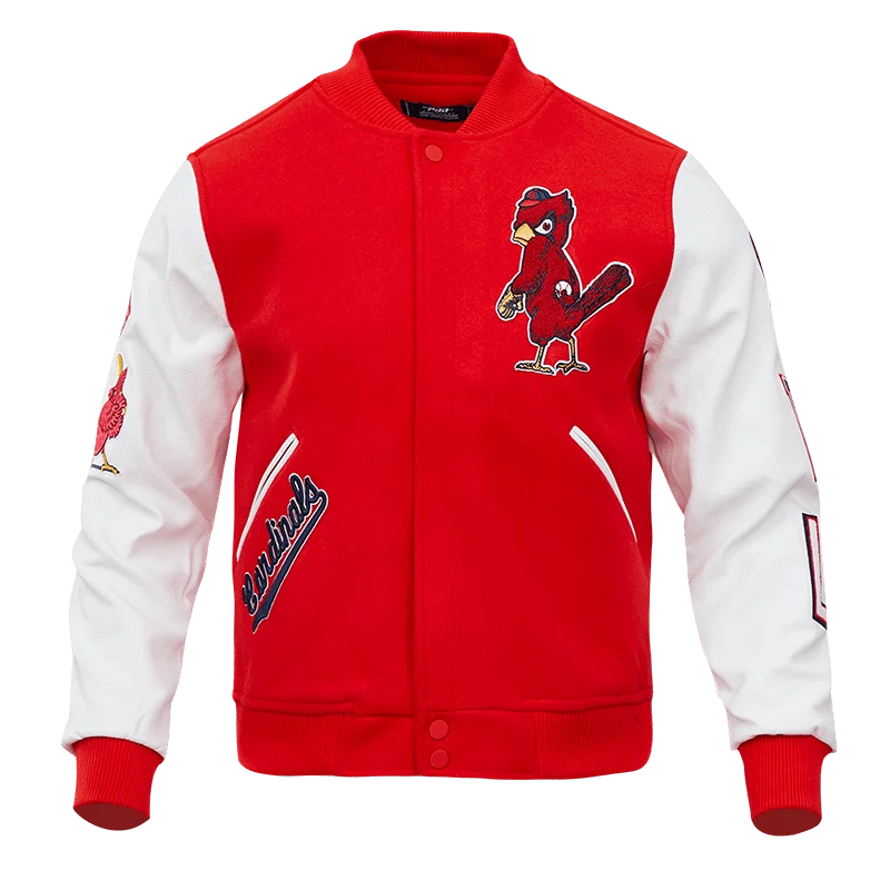 Everyday Style MLB ST. LOUIS CARDINALS CLASSIC WOOL MEN'S VARSITY JACKET (RED / WHITE)