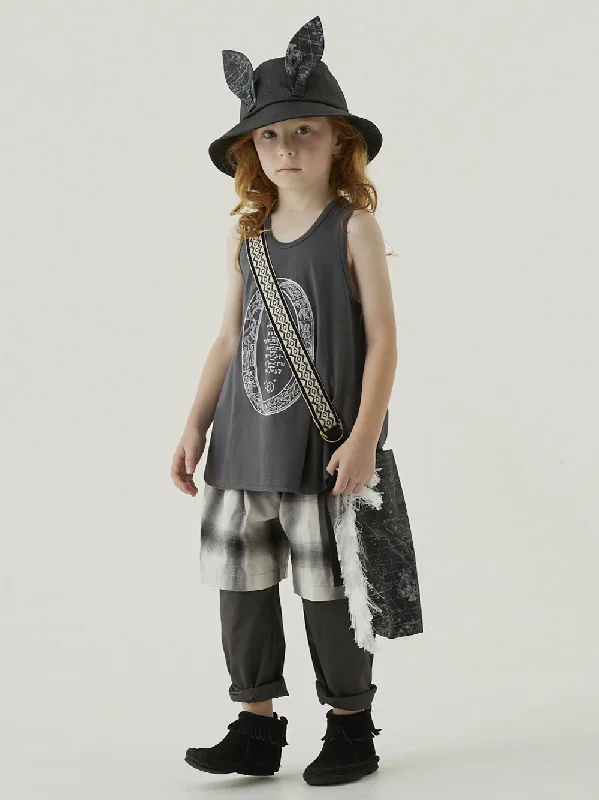 Stylish Casuals Ombre Check Wide Shorts